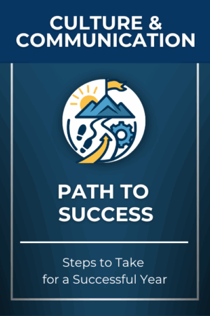 Path to Success Badge - Steps to Take for a Successful Year